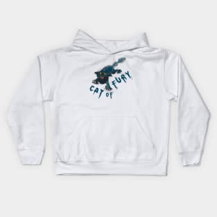 Angry Cat Kids Hoodie